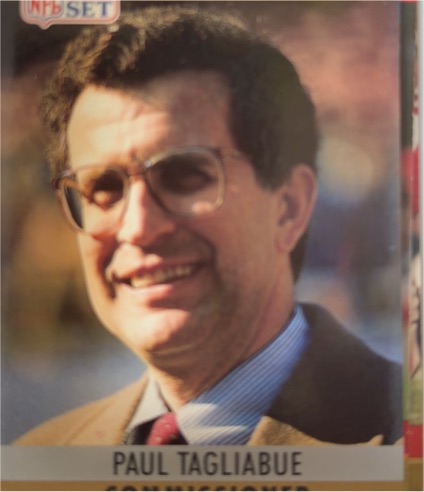 1990 Pro Set #2 Paul Tagliabue — front