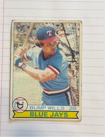 1979 Topps #369 Bump Wills — front