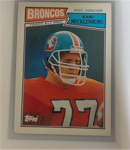 1987 Topps #39 Karl Mecklenburg — front