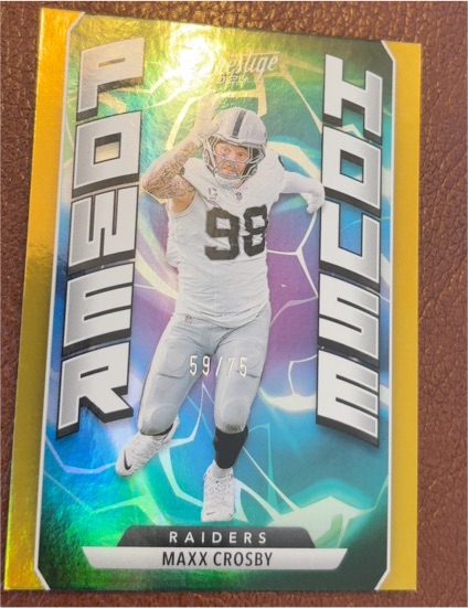 2024 Panini Prestige #PH-MCY Maxx Crosby Power House — front