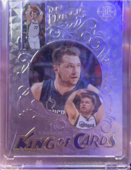 2021-22 Panini Illusions #11 Luka Doncic King of Cards — front