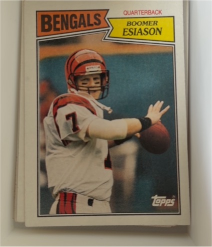 1987 Topps #185 Boomer Esiason — front
