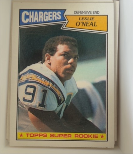 1987 Topps #347 Leslie O'Neal — front