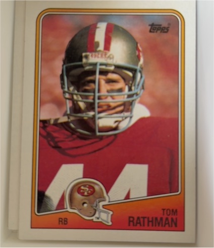 1988 Topps #41 Tom Rathman — front