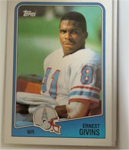 1988 Topps #107 Ernest Givins — front