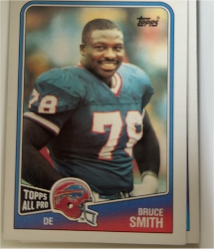 1988 Topps #227 Bruce Smith — front