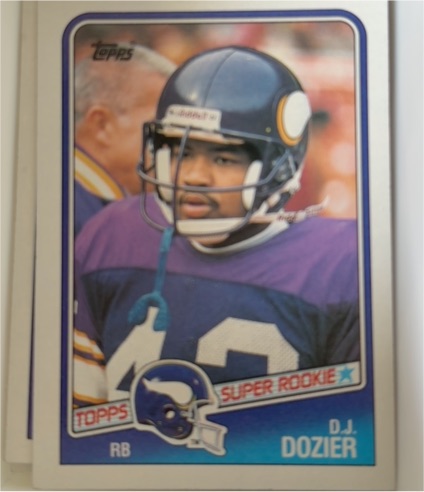 1988 Topps #150 D.J. Dozier — front