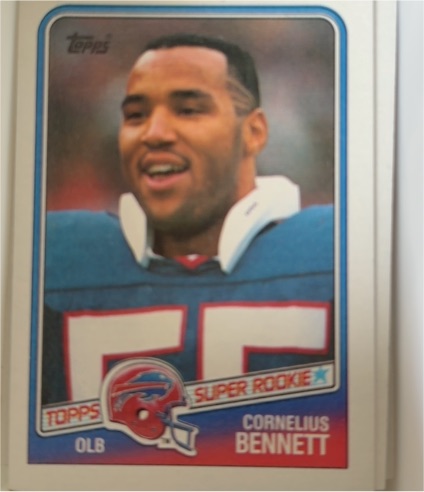 1988 Topps #230 Cornelius Bennett — front