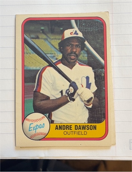 1981 Fleer #145 Andre Dawson — front