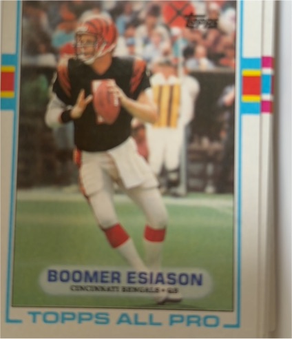 1989 Topps All Pro #25 Boomer Esiason — front