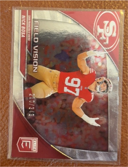 2024 Donruss Elite #9 Nick Bosa Field Vision — front