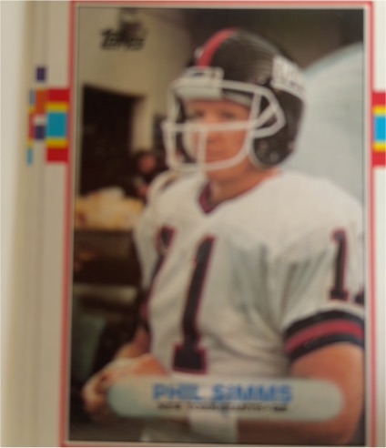 1989 Topps #172 Phil Simms — front