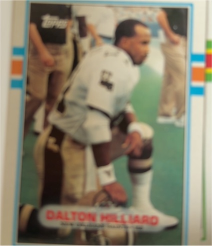 1989 Topps #157 Dalton Hilliard — front