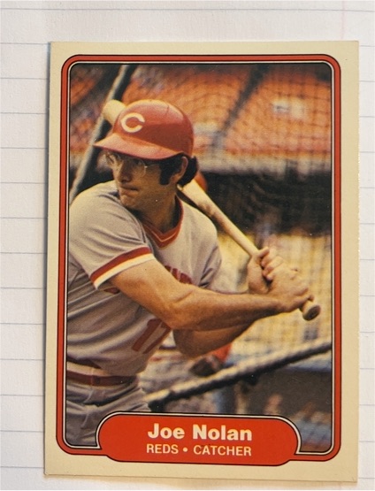 1982 Fleer #77 Joe Nolan — front