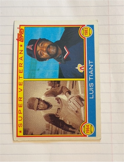 1983 Topps #179 Luis Tiant — front