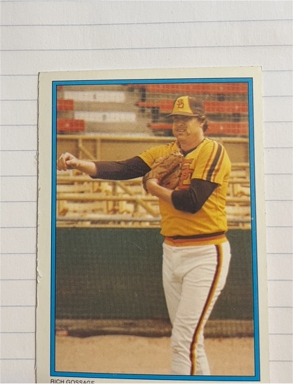 1985 Topps #19 Rich Gossage — front