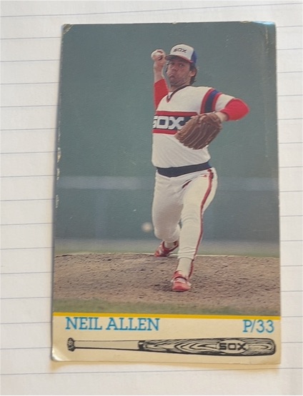 1987 Fleer #484 Neil Allen — front