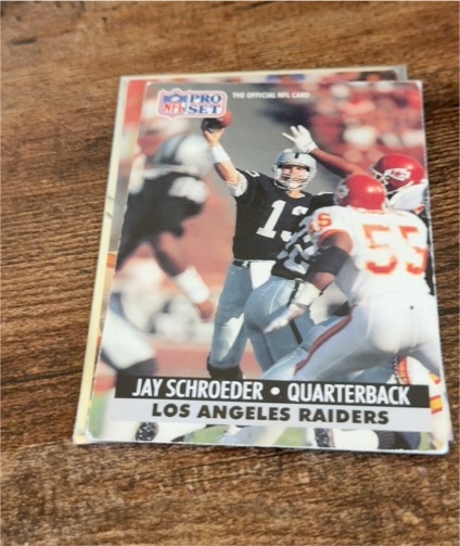 1991 Pro Set #193 Jay Schroeder — front