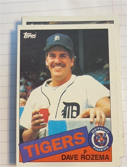 1985 Topps #47 Dave Rozema — front