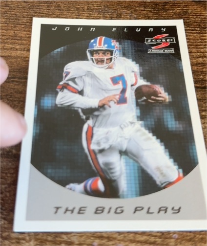 1997 Score #312 John Elway The Big Play — front