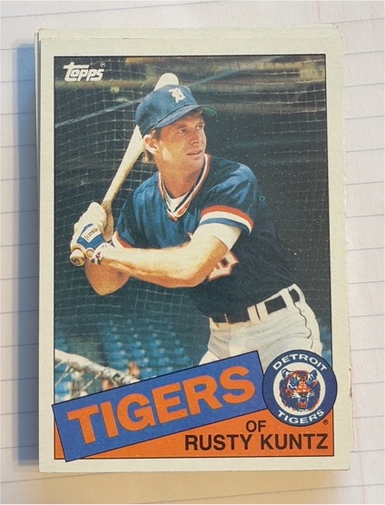 1985 Topps #565 Rusty Kuntz — front