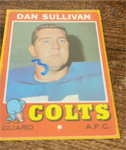 1971 Topps #108 Dan Sullivan — front