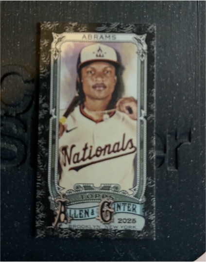 2025 Topps Allen & Ginter #90 CJ Abrams Mini — front