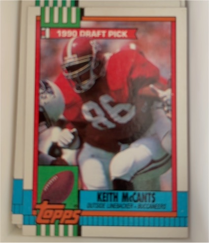 1990 Topps #399 Keith McCants — front