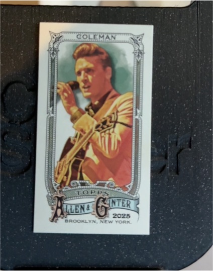 2025 Topps Allen & Ginter #253 Brandon Coleman — front