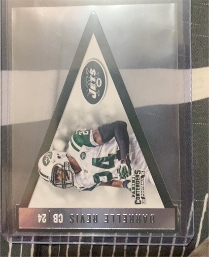 2015 Panini Contenders Pennants #P16 Darrelle Revis — front