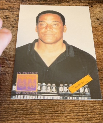 1994 Interlink In Pursuit of Justice The Case OJ Simpson #P6 — front