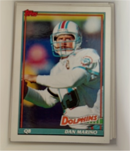 1991 Topps #112 Dan Marino — front