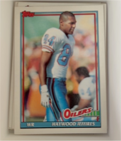 1991 Topps #230 Haywood Jeffires — front