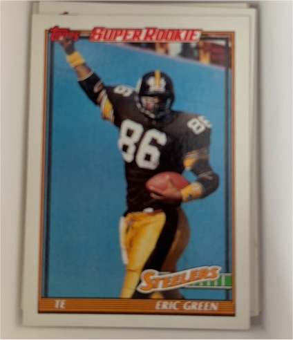 1991 Topps #302 Eric Green — front