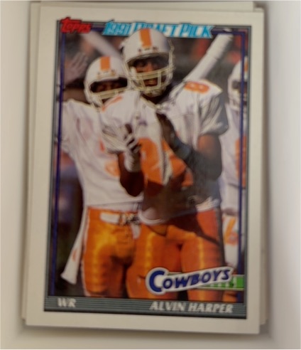 1991 Topps #375 Alvin Harper — front