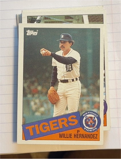 1985 Topps #333 Willie Hernandez — front