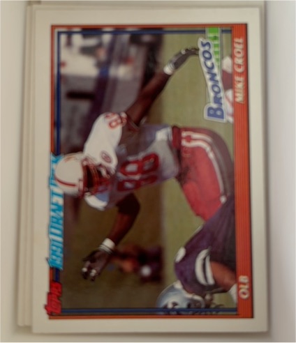 1991 Topps #545 Mike Croel — front
