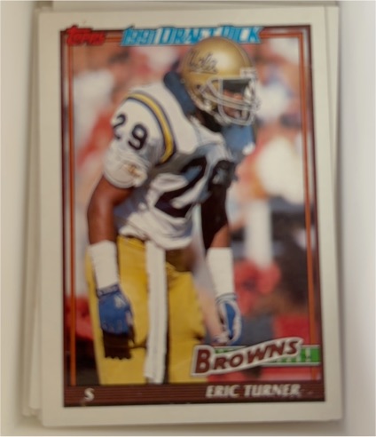 1991 Topps #589 Eric Turner — front