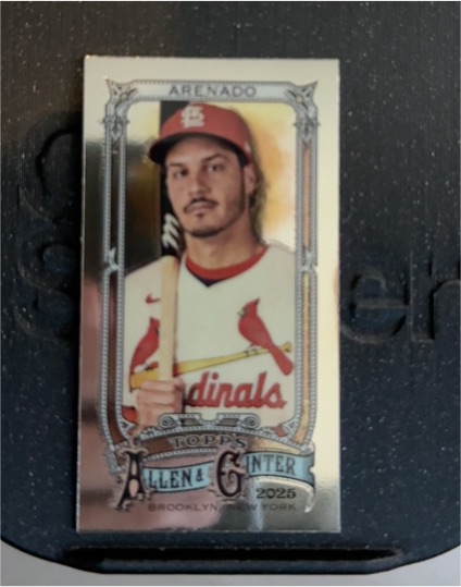 2025 Topps Allen & Ginter #130 Nolan Arenado Mini — front