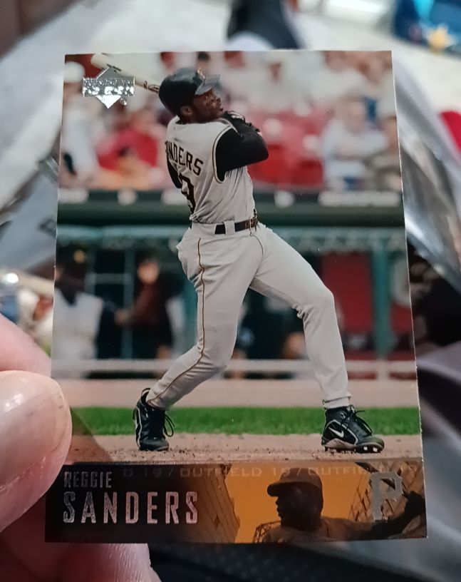 1997 Upper Deck #D197 Reggie Sanders — front