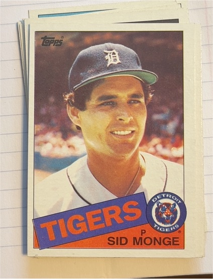 1985 Topps #408 Sid Monge — front