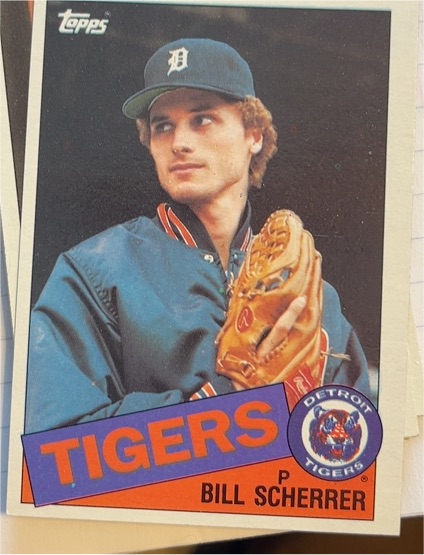 1985 Topps #586 Bill Scherrer — front