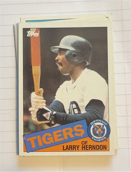 1985 Topps #591 Larry Herndon — front