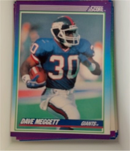 1990 Score #150 Dave Meggett — front