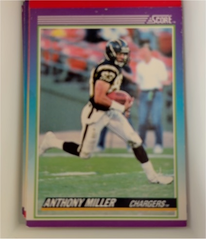 1990 Score #220 Anthony Miller — front