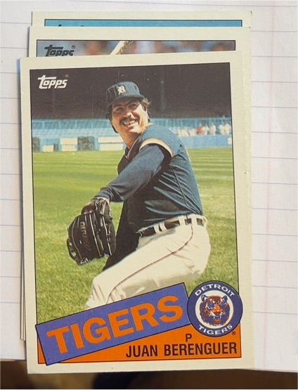 1985 Topps #672 Juan Berenguer — front
