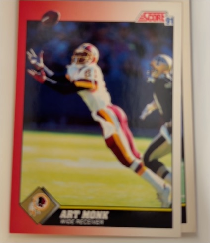 1991 Score #181 Art Monk — front