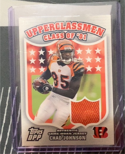 2006 Topps Draft Picks & Prospects Upperclassmen Jersey #UCCJ Chad Johnson — front