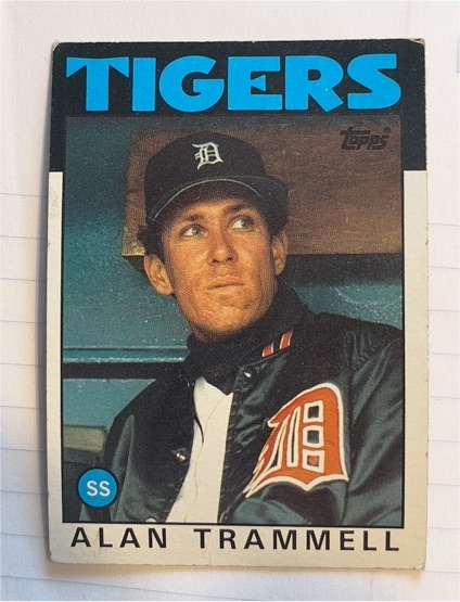 1986 Topps #130 Alan Trammell — front