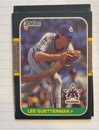 1987 Donruss #322 Lee Guetterman — front